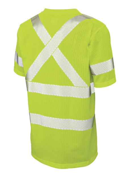 TOUGH DUCK MICRO MESH SHORT-SLEEVE SAFETY T-SHIRT WITH POCKET - ST07