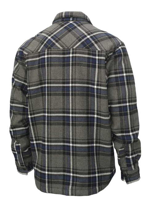 TOUGH DUCK SHERPA-BONDED FLANNEL JAC-SHIRT - WS15