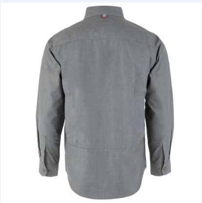 BIG BILL® Flame Resistant PRO® Plus Ventilated Flashtrap® Button-Down Shirt - Charcoal - 1117PR4