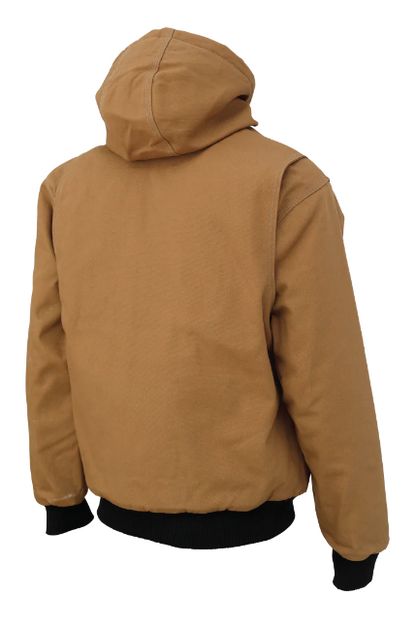 TOUGH DUCK DUCK CLASSIC HOODED BOMBER JACKET - WJ30