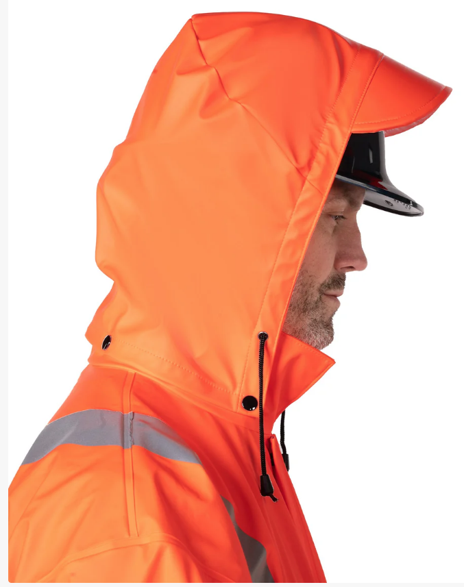 Forcefield Lightweight Fire Resistant (FR) Hi-Vis Safety Rain Jacket 023-80551-DH