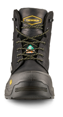 Men's Terra Exile 25 6" Waterproof Composite Toe Safety Work Boot - Black (1009BK), Dark Brown (1009DB)