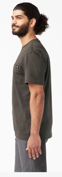 Dickies Heavyweight Short Sleeve Pocket T-Shirt - Black Olive (BV) #WS450