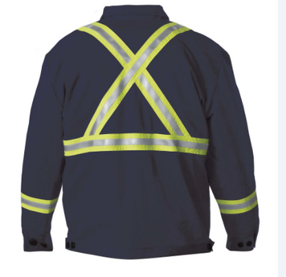 Big Bill® Westex® UltraSoft® Zip-in/Zip-out Flame Resistant Jacket with Reflective Tape - CL345US9