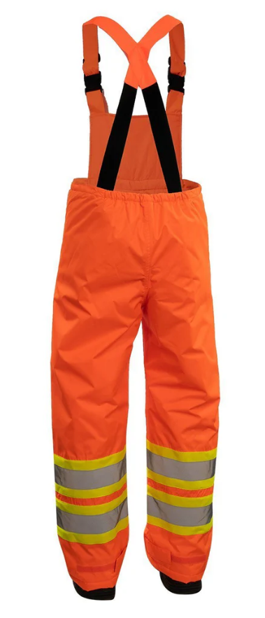 Forcefield Hi Vis Insulated Miner Bib Pant 024-EN435R