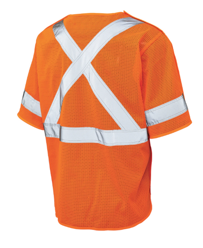 TOUGH DUCK MESH SAFETY VEST WITH SLEEVES - SV07
