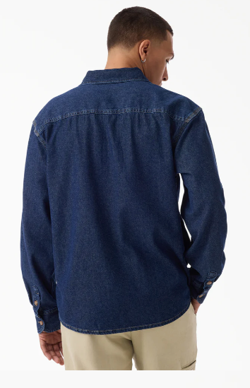 Dickies Lightweight Long Sleeve Denim Shirt