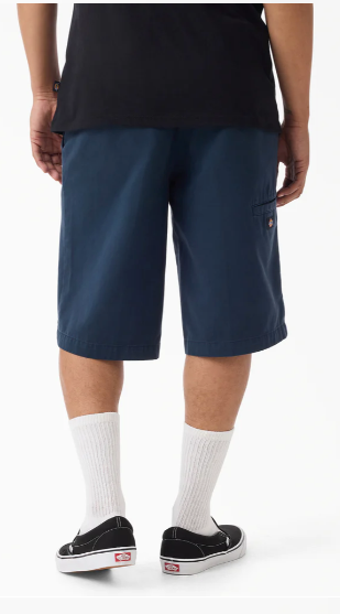 Dickies Worn In Loose Work Shorts, 13"