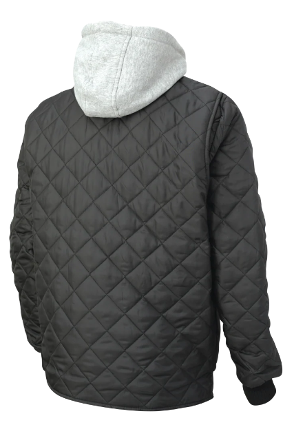TOUGH DUCK QUILTED HOODED FREEZER JACKET - WJ26