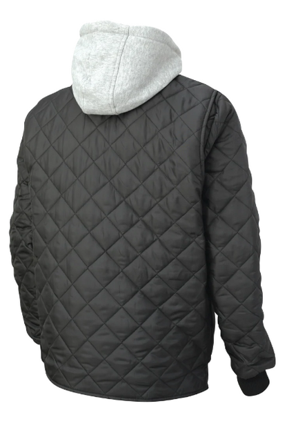 TOUGH DUCK QUILTED HOODED FREEZER JACKET - WJ26