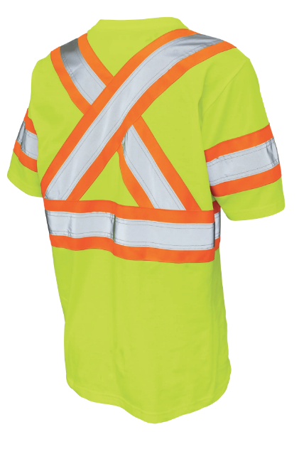 TOUGH DUCK COTTON JERSEY SHORT-SLEEVE SAFETY T-SHIRT - ST11