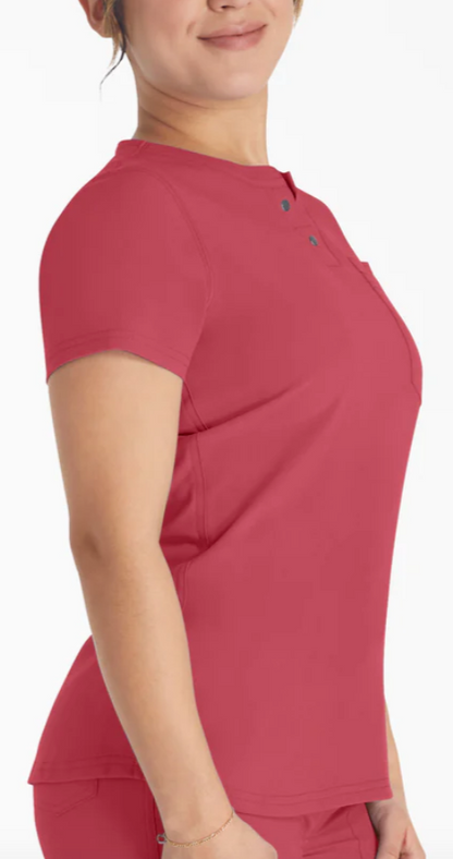 Dickies Women's EDS NXT Henley Scrub Top