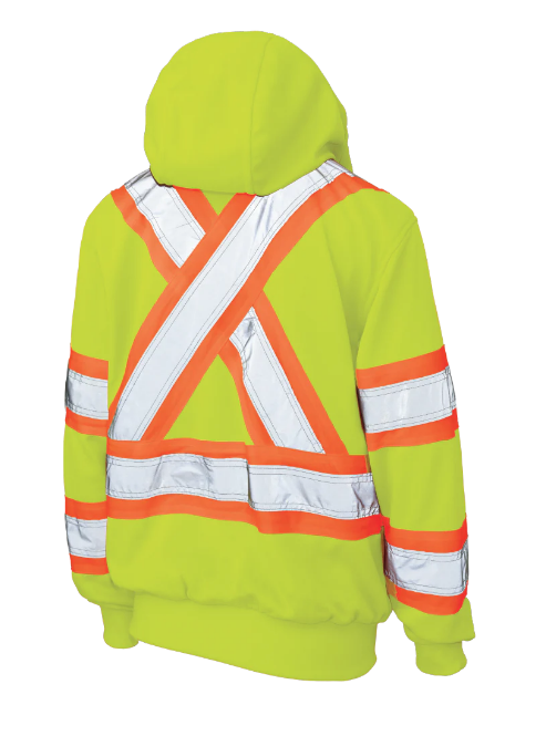 TOUGH DUCK WOMEN’S FLEECE SAFETY HOODIE - SJ42