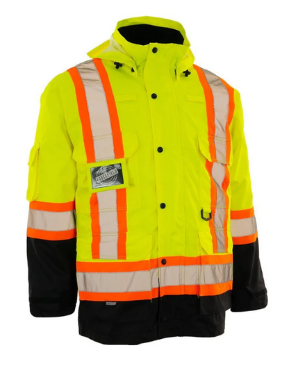 Forcefield 7-in-1 Hi Vis Safety Parka 024-EN705R