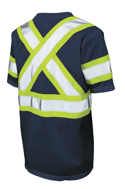 TOUGH DUCK MICRO MESH SHORT-SLEEVE SAFETY T- SHIRT - ST09