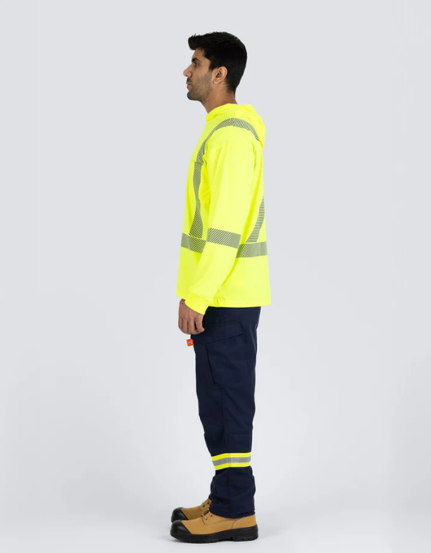 Forcefield Hooded Long Sleeve Ultrasoft Technical Tee 022-SPXCSA