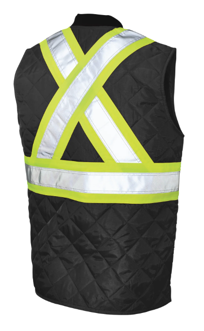 TOUGH DUCK QUILTED SAFETY FREEZER VEST - SV05