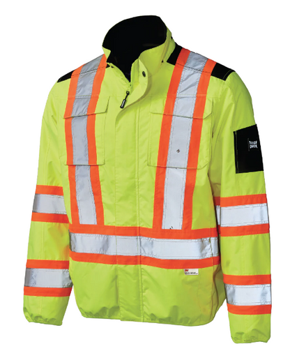 TOUGH DUCK  LIGHT WEIGHT MESH-LINED SAFETY JACKET - SJ50