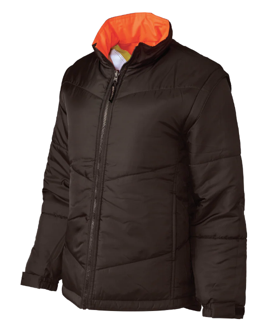 TOUGH DUCK WOMEN'S POLY OXFORD 5-IN-1 SAFETY JACKET - SJ46