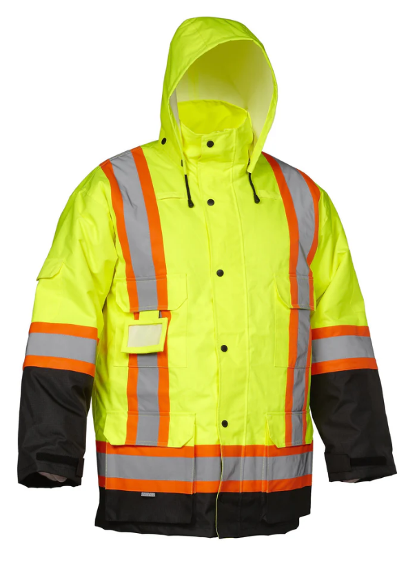 Forcefield Hi Vis Safety Winter Cargo Parka 024-EN640R