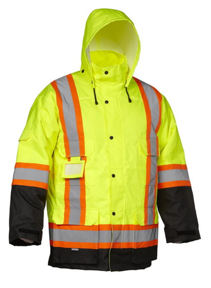 Forcefield Hi Vis Safety Winter Cargo Parka 024-EN640R