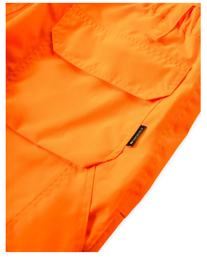 Forcefield Orange "Torngat" Premium Ripstop 2-In-1 Hi-Vis Safety Suspender Pants 024-EN235RAOR-TG