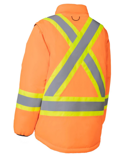 Forcefield Women's Hi-Vis 4-in-1 Safety Parka 024-WEN705ROR