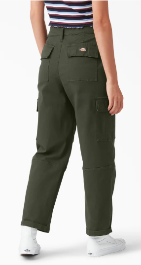 Dickies Women's Relaxed Fit Cropped Cargo Pants
