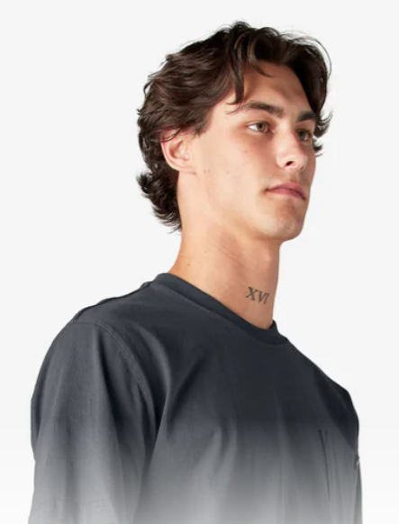 Dickies Heavyweight Short Sleeve Pocket T-Shirt - Charcoal Gray (CH) #WS450