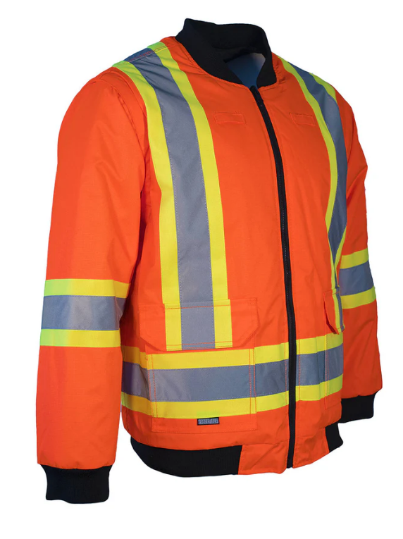 Forcefield All Orange 4-in-1 Hi Vis Safety Parka 024-EN705RAOR