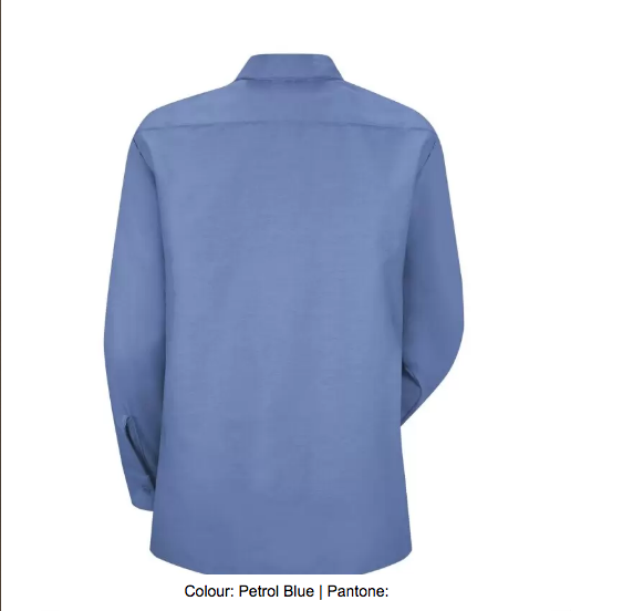 RED KAP® INDUSTRIAL LONG SLEEVE LADIES' WORK SHIRT - SP13