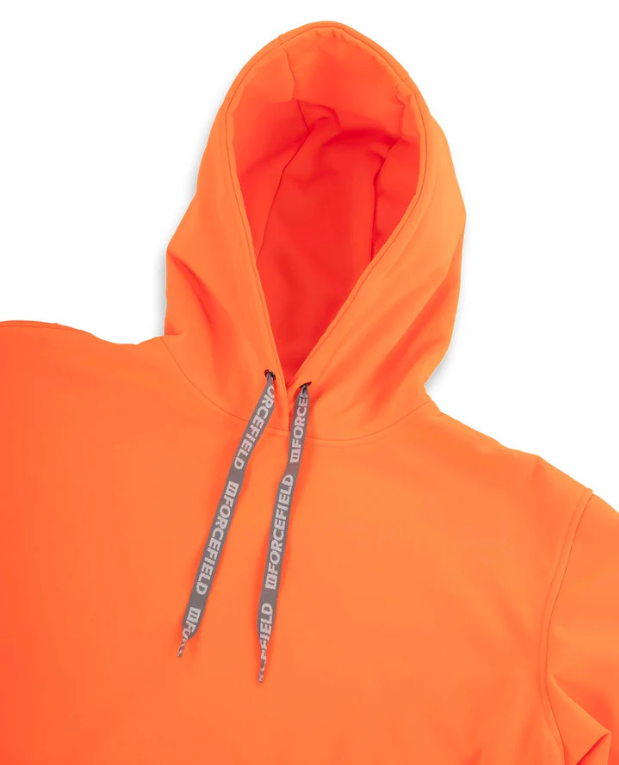 Forcefield Hi Vis Orange Pullover Forcefield Logo Sleeve Graphic Hoodie 024-P835ORNTFF