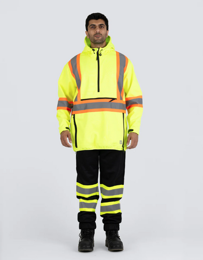 Forcefield Hi Vis Safety Anorak Pullover Softshell 023-EN178