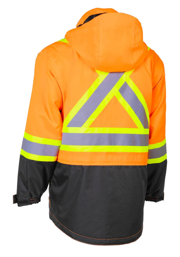 Forcefield "Torngat" Premium Ripstop 4-in-1 Hi-Vis Safety Parka 024-EN705ROR-TG