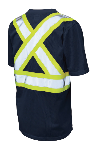 TOUGH DUCK MICRO MESH SHORT-SLEEVE SAFETY T-SHIRT WITH POCKET - S392