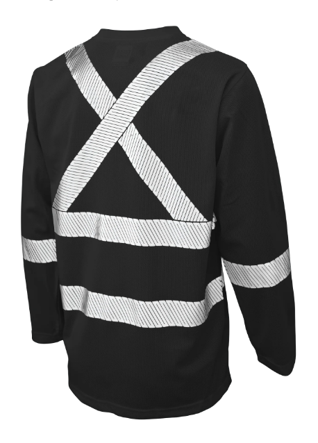 TOUGH DUCK MICRO MESH LONG-SLEEVE SAFETY T-SHIRT WITH POCKET - ST08