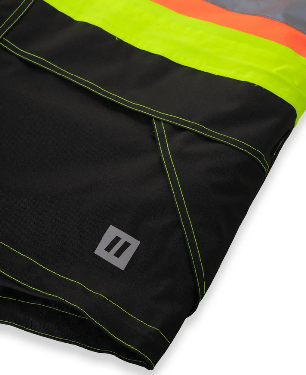 Forcefield Lime "Torngat" Premium Ripstop 4-in-1 Hi-Vis Safety Parka 024-EN705RLY-TG