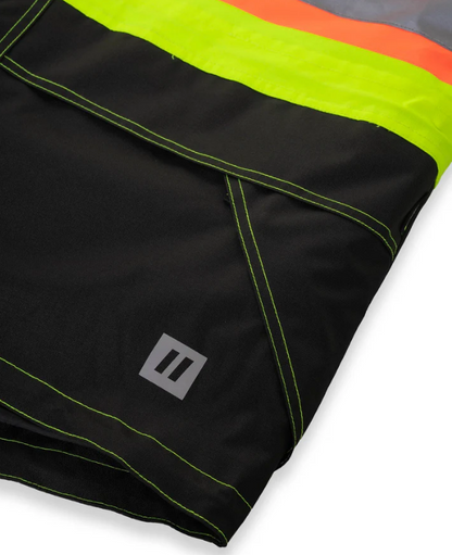 Forcefield Lime "Torngat" Premium Ripstop 4-in-1 Hi-Vis Safety Parka 024-EN705RLY-TG