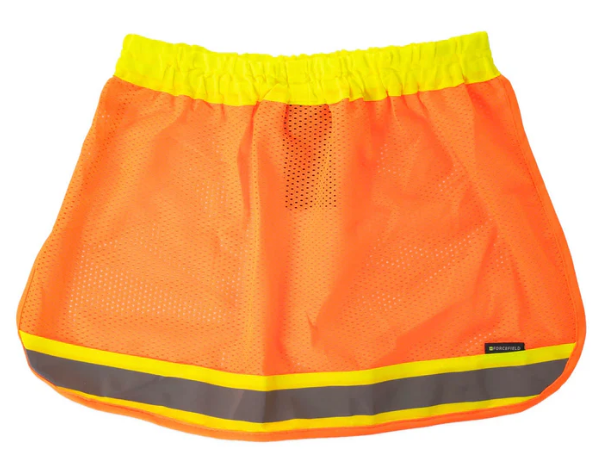 Forcefield Hi-Vis Reflective Mesh Hard Hat Sun Shade Neck Sheild 036-HHNG (Hard hat not included)