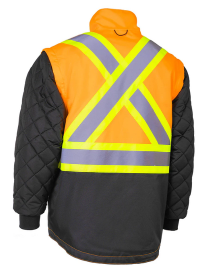 Forcefield "Torngat" Premium Ripstop 4-in-1 Hi-Vis Safety Parka 024-EN705ROR-TG