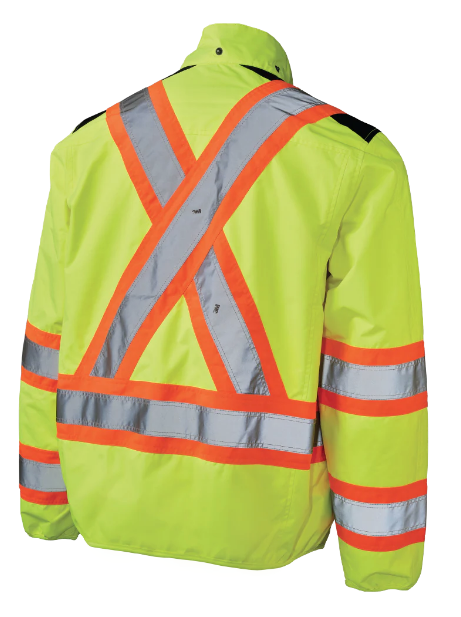 TOUGH DUCK  LIGHT WEIGHT MESH-LINED SAFETY JACKET - SJ50