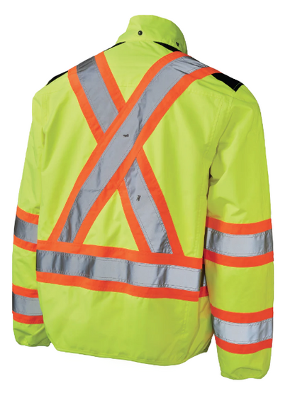 TOUGH DUCK  LIGHT WEIGHT MESH-LINED SAFETY JACKET - SJ50