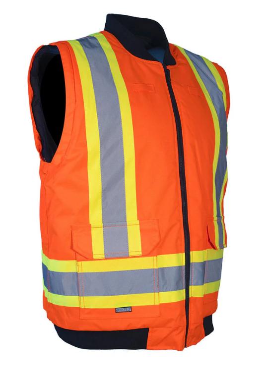 Forcefield All Orange 4-in-1 Hi Vis Safety Parka 024-EN705RAOR