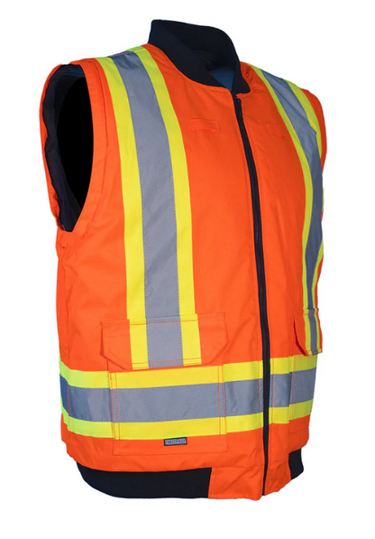 Forcefield All Orange 4-in-1 Hi Vis Safety Parka 024-EN705RAOR