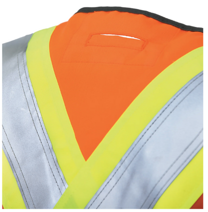TOUGH DUCK POLY TWILL DELUXE SAFETY VEST - SV12