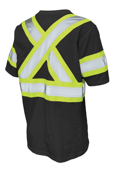 TOUGH DUCK COTTON JERSEY SHORT-SLEEVE SAFETY T-SHIRT - ST11