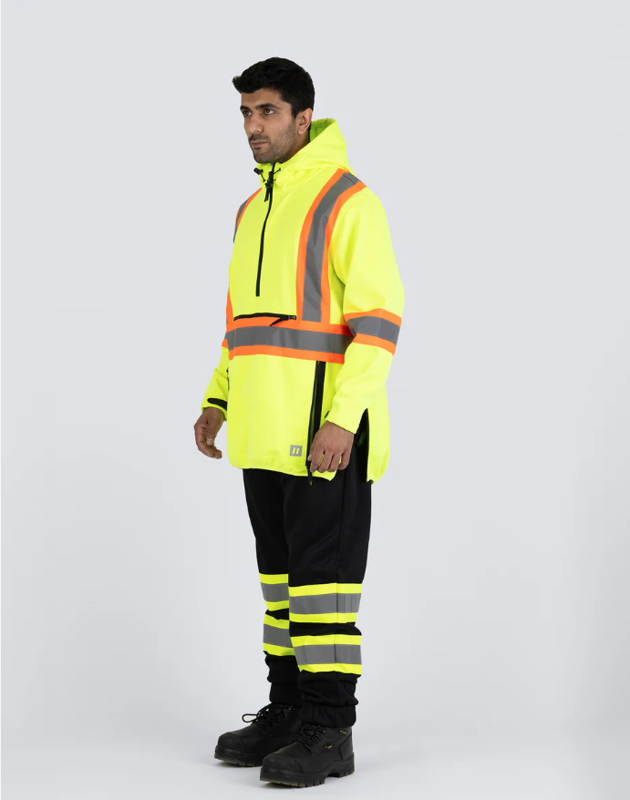 Forcefield Hi Vis Safety Anorak Pullover Softshell 023-EN178