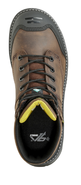 Men's Terra Patton 8" Aluminum Toe Safety Work Boot with Internal Met Guard - 839KDB