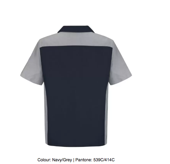 RED KAP® SHORT SLEEVE WOVEN CREW SHIRT - SY20