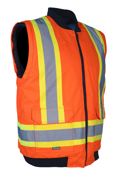 Forcefield 7-in-1 Hi Vis Safety Parka (All Orange) 024-EN705RA